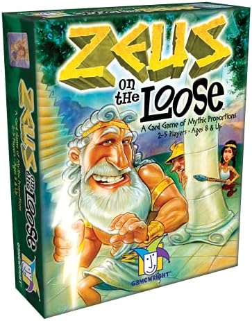 Gamewright - Zeus on the Loose – игра на Карти митични мащаби