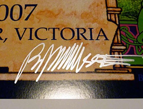 Плакат Moody Blues Великолепна литография с автограф от ръката на Боб Маса