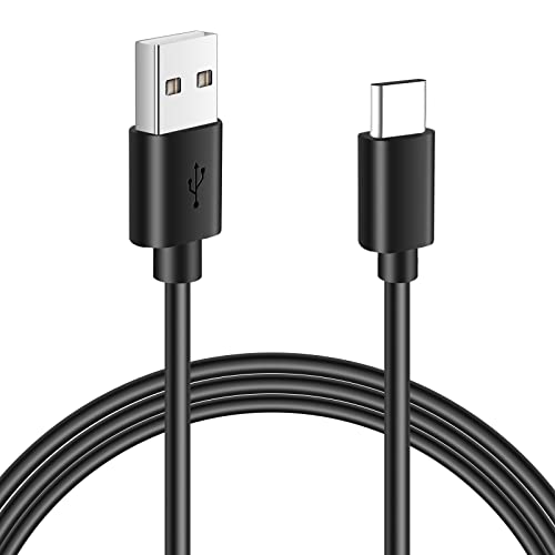 USB кабел C, за бързо зареждане 3A, 4 Метра, Кабел за зарядно устройство USB A-Type C, за Samsung Galaxy S10 S10 + / Note 10 9 8, LG V50 V40 G7 G8-Черен