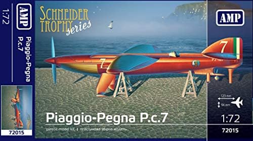 AMP 72-015 - 1/72 - Piaggio-Pegna P. c.Комплект 7 Мащабни модели на състезателни гидросамолета от Пластмаса