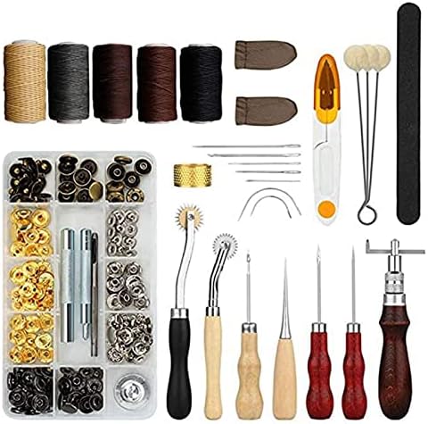 Инструменти за Производство на кожа, Дървени Дръжки, Определени за Обработка на кожата със Собствените си Ръце за Палта