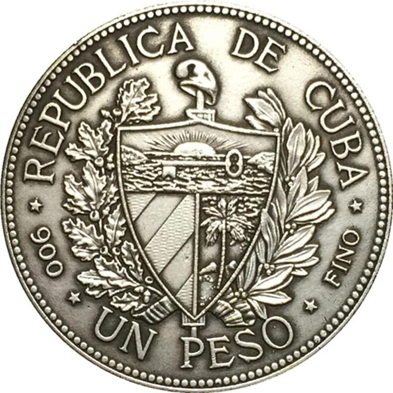 1898 Кубински Медни Монети със сребърно покритие Антични Монети Чуждестранни Възпоменателни Монети Събиране на монети Занаяти