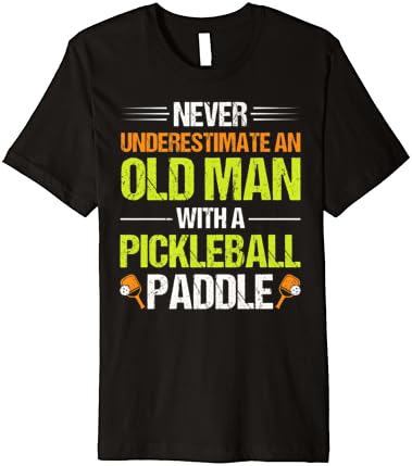 Тениска Премиум-клас PICKLEBALL Vintage Retro Team Family Pickle Топка с Пиклболом