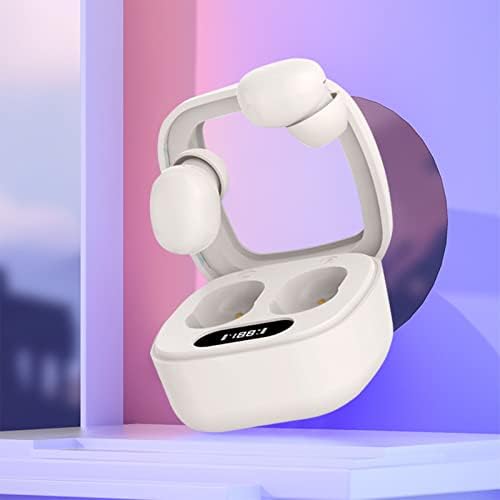 Безжични слушалки Qonioi, стерео слушалки - Bluetooth Слушалки 5.3 за тренировки, игри, тичане, интелигентна слушалки с led цифров