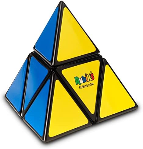 Пирамидка на Рубик, Имат Триъгълен Пъзел с Кубчета за пътуване, за да е Подходяща по Цвят, Ретро-Пристрастяване Пъзел-Непоседа,