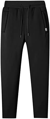 Мъжки Спортни Панталони от Топло Отвътре Голям Размер, Плюшени Сгъстено Панталон С Памучна Подплата, Ежедневни Панталони