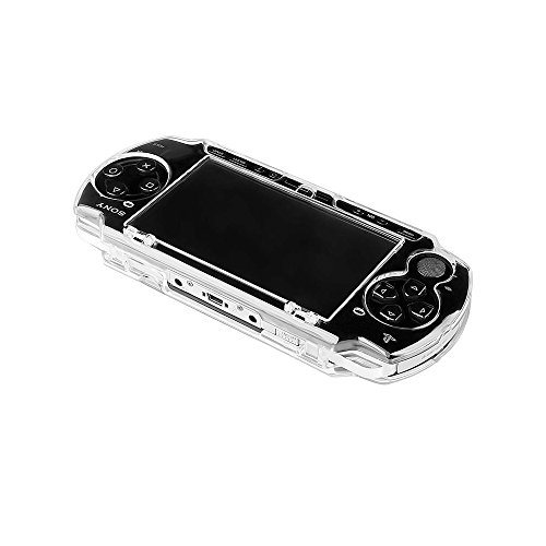 Прост Сребристо-Прозрачен Твърд калъф с защелкивающимся кристал За Sony PSP Slim 2000 3000