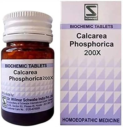 Д-р Уилмар Швабе Индия Биохимични таблетка Calcarea Phosphorica 200X Флакон 20 гр биохимични хапчета