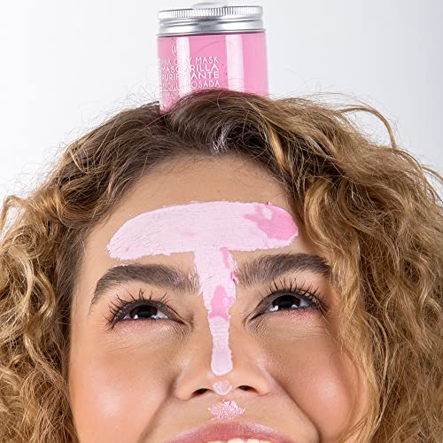 BACC Beauty and Care Натурална Маска за лице от Розова Глина За Отстраняване на Масла За грижа за кожата |Стесняване на порите| Маски