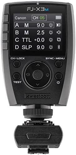 Универсална безжична светкавица Westcott FJ-X3 M, съвместим с Canon, Nikon, Sony (адаптер е включен в комплекта), Fuji, Panasonic