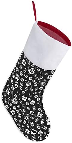 Хелоуин Череп Шаблон Коледен Отглеждане Окачени Чорапи С Принтом Коледно Дърво Украса За Камината