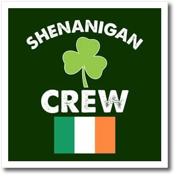 3дРоуз Шениган Cru Детелина Ирландски Флаг Деня на Св. Патрик. - Ютия за топлопреминаване (ht_355801_2)