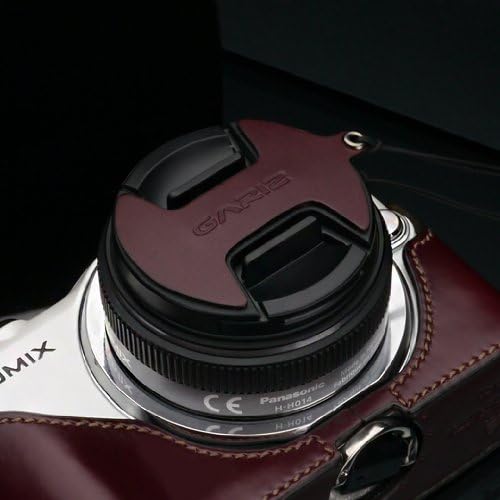 Gariz от естествена кожа XA-CFP1442BR, Определя Капачка за камери, за Panasonic GF6 Lumix G 14-42 мм, кафяв