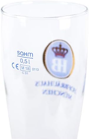 Чаша Hofbrauhaus Weißbier | Чаша за бира пшеница 16,9 грама (0,5 литра) Опаковка от 2 броя