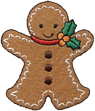 Коледен Човечето Човече - Бисквити с Бродерия на Желязо Заплатке