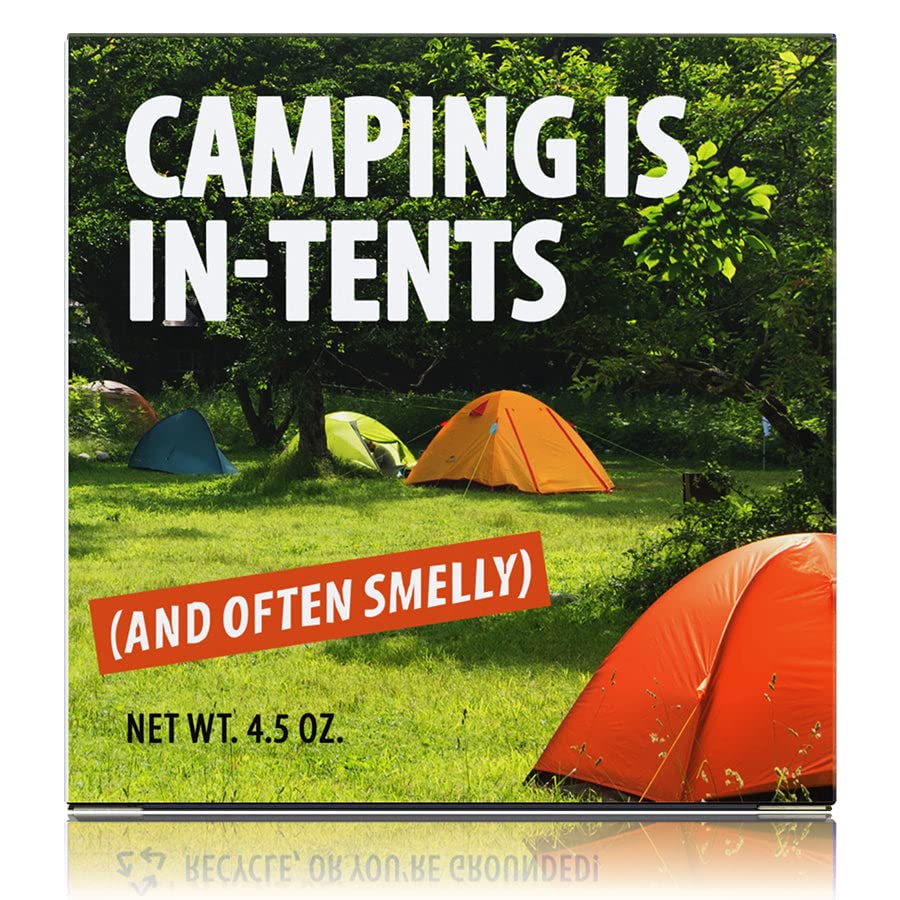 Totally Cheesy Смешно сапун - Camping - това е сапун в Палатки за любителите на активния отдих