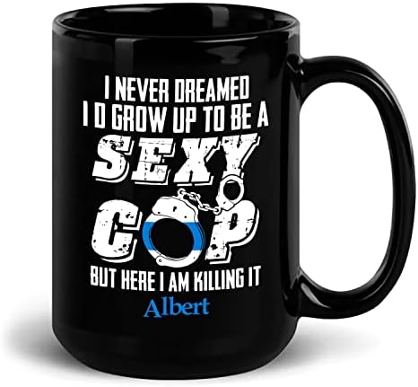 Персонализирана Чаша за полицай, Време за Кафе чаши Пенсиониран полицай, Полицейско Чаша с Потребителски име, Забавен подарък Полицая, Чаша подарък За пенсиониран?