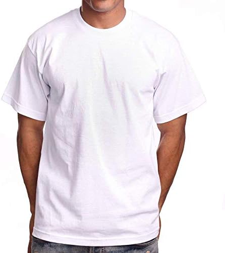 Мъжка тениска PRO 5 Super Heavy с къс ръкав (3 опаковки), бяла