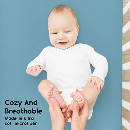 Yoofoss Бебешки Кърпи в яслата за момчета и Момичета, Комплект от 2 комплекти за стандартни легла и матраци за деца, Супер Мека Детска