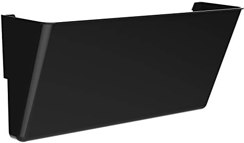 Магнитен стенен джоба Storex Legal-Size – Пластмасов Органайзер за файлове, Мощен магнит с капацитет 5 килограма, Черен, 1 опаковка (70226A01C)