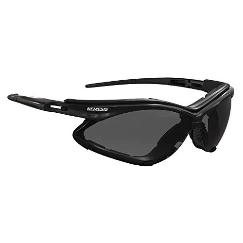 Защитни очила от стиропор KLEENGUARD™ V30 Nemesis™ (65336) с противотуманным покритие KleenVision™, дымчатыми лещи, Черни рамки (брой 12)