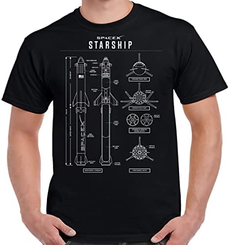 Тениска с Изготвянето на космически кораб SpaceX