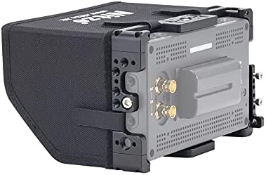 Клетка за монитор Nitze 5,5 със скоба за кабел Sunhood HDMI, Съвместима с вграден монитор TV Logic F-5A с размери на екрана от 5.5-инчов