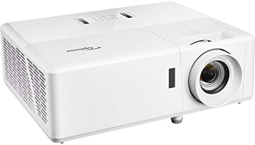 Проектор за домашно кино Optoma HZ39HDR Full HD Laser DLP, оборудване 4000 Лумена с Поставка за лаптоп и чекмедже за аксесоари,