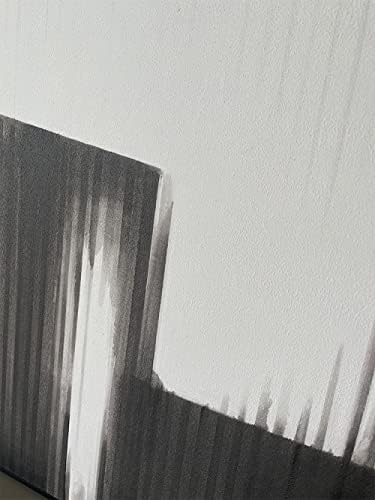 ZZCPT произведение Ръчно рисувани живопис с маслени бои Черно-бяла постмодернистская абстрактна декоративна живопис с маслени бои голям е размерът на окачени карти?