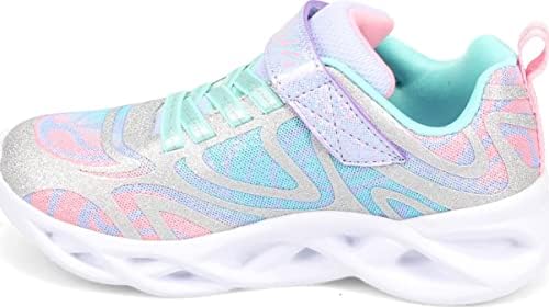 Skechers Унисекс - Детски Спортни обувки за момичета, S, Маратонки с подсветка