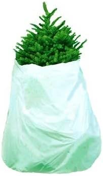 Гигантска чанта за премахване на Коледната елха и Пола White Xtra Large 144 x 90 1,2 МЛ за тежки условия на работа
