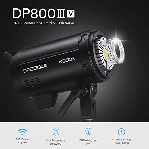 Професионална Студийная светкавица-Стробоскоп Godox DP800IIIV с Безжичен предавател, за да Стартирате флаш Godox X2T-S 2.4 G