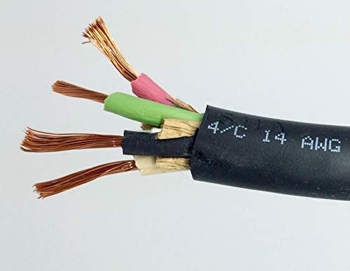 50' SJOOW 14/4 (преносим захранващ кабел) Гъвкав кабел 300 - 50 метра.