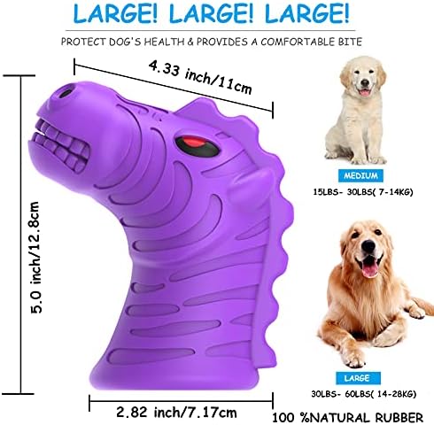 Играчки за кучета CEESC за Агресивни Жевателей Големи породи, от най-дълготраен естествен Каучук-Дъвка играчка за кучета, Почти