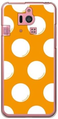 Втората обвивка Dot Fly Orange x Бял (прозрачен) / за обикновен смартфон 2 401SH/SoftBank SSH401-PCCL-201-Y215
