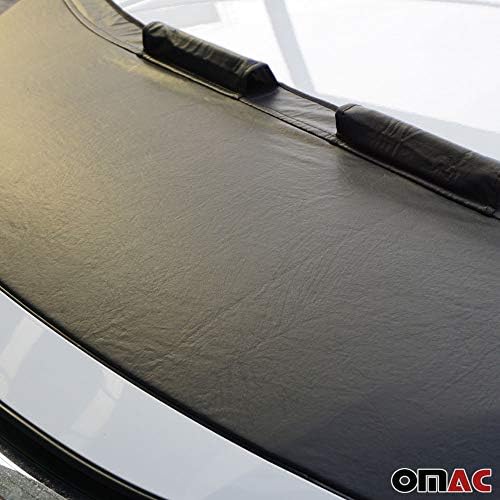 Сутиен в половината на предния капак OMAC Класически модел за Hyundai Santa Fe от 2013 до 2018 година, Маска на Предния капак на Автомобила, Черен