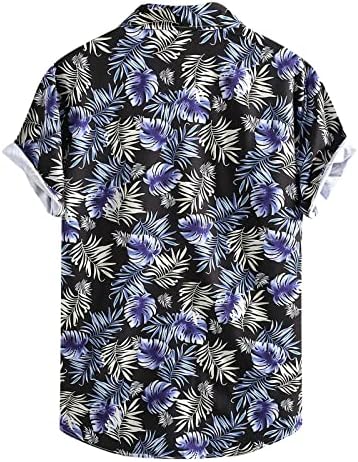 2023 Нова Мъжки Модни и Ежедневни Спортни Свободна Хавайска Риза с Къс Ръкав, Тениска за Мъже, Лятна