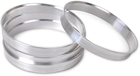 4 БР. Алуминиеви пръстени за центриране на главината с диаметър от 66,1 мм до 73,1 мм диаметър