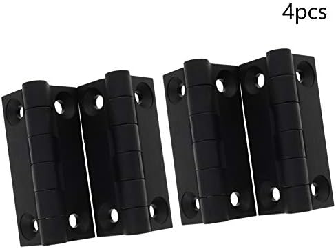 Bettomshin 4 бр. Черни тежкотоварни панти за порти, ABS, найлон 4,06 * 3,15 (Д * Ш), Дебели Черни свариваемые панти, силни, издръжливи,