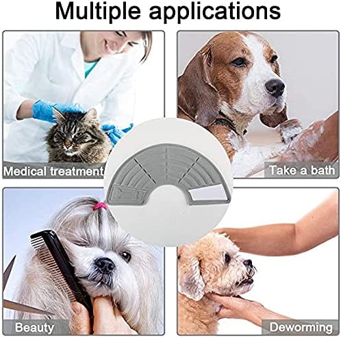 Due Felice Dog Възстановяване на държавен изпит Мек нашийник за кучета и Котки След операцията Лесен за употреба Електронен нашийник за предотвратяване на лизания, хапа?