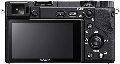 Беззеркальная камера Sony a6400 4K ILCE-6400/B Само в корпус с Пътен калъф, чанта за джаджи и комплект за почистване на Deco Gear Deluxe, Допълнителен