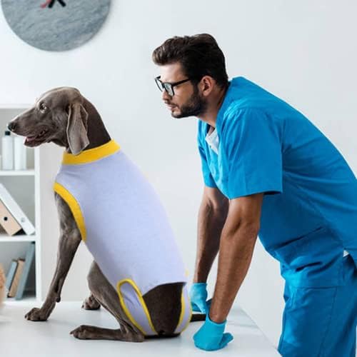 Костюм за възстановяване на кучета Bonaweite След операцията, Професионална Хирургична Риза за домашни любимци, Превръзка за рани в корема при кучета, Сменяеми Електро