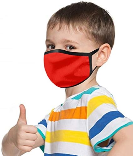 Защитена Детско предпазни средства За устата и лицето, Дышащее Моющееся многократна употреба Удобно Пылезащитное Покритие от Памучен