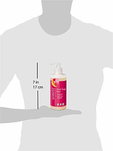 Sonett Органични сапун за ръце Течен Розово за грижа за тялото, подходяща За ръце, лице и тяло (не е розова, 1 порция) Сертифицирани Биологично Отглеждани