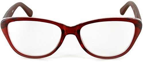 Дамски Очила за четене Cateye Дзен Valley с домашен Любимец Принтом и дърворезба Temple