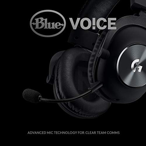 Детска слушалки Logitech G PRO X (2-ро поколение) с подкрепата на Синята Voice, DTS Headphone 7.1 и 50-мм драйвери PRO-G