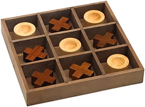 Иновации търговска марка 10 Дървени тик-так-toe игра на Дъска за десктоп декор