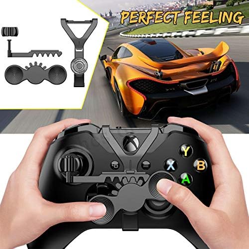 Резервни Слот детайли X secret Mini Steering Wheel Add-on за гейминг контролер за Xbox One (черен, размер OneSize)