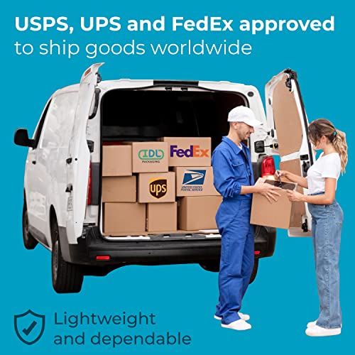 Опаковка IDL Малки гофрирани транспортни кутии 10 L x 6W x 6H (опаковка по 25 парчета) - Отличен избор трайни опаковъчни кутии за доставка на USPS, UPS, FedEx - Лесно рециклируеми к?