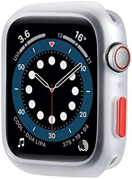 Hontao Ултра-Мек устойчив на удари Калъф-Броня от TPU за iWatch Apple Watch Серия 8/7 Прозрачен 41 мм